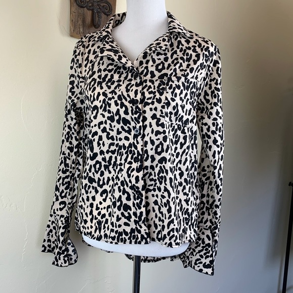 ANIMAL PRINT BLOUSE - Picture 2 of 7